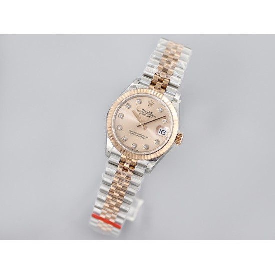 Rolex-Datejust 278271 31mm Jub RG/SS Rose Gold/Dia EWF A2824