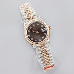 Rolex-Datejust 278271 31mm Jub RG/SS Brown/Dia EWF A2824