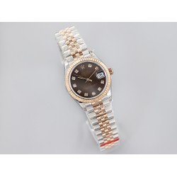 Rolex-Datejust 278271 31mm Jub RG/SS Brown/Dia EWF A2824