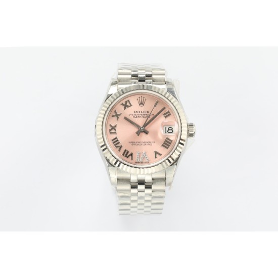 Rolex-Datejust 278274 31mm Jub SS/SS Pink/Rmn EWF A2824