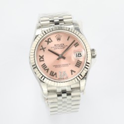 Rolex-Datejust 278274 31mm Jub SS/SS Pink/Rmn EWF A2824