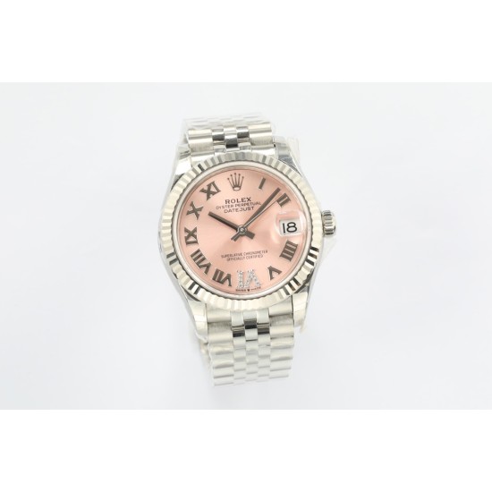 Rolex-Datejust 278274 31mm Jub SS/SS Pink/Rmn EWF A2824