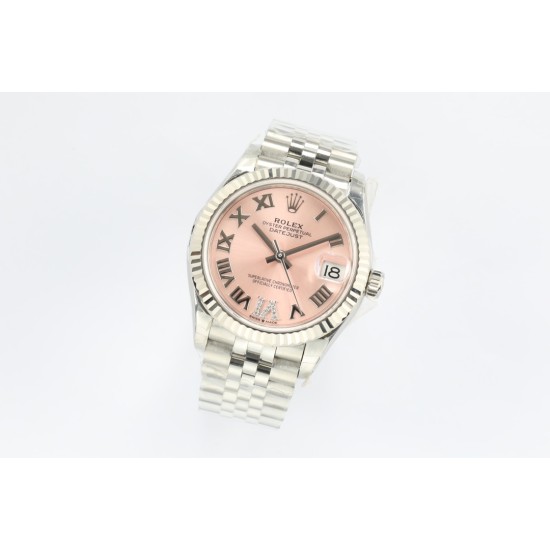 Rolex-Datejust 278274 31mm Jub SS/SS Pink/Rmn EWF A2824