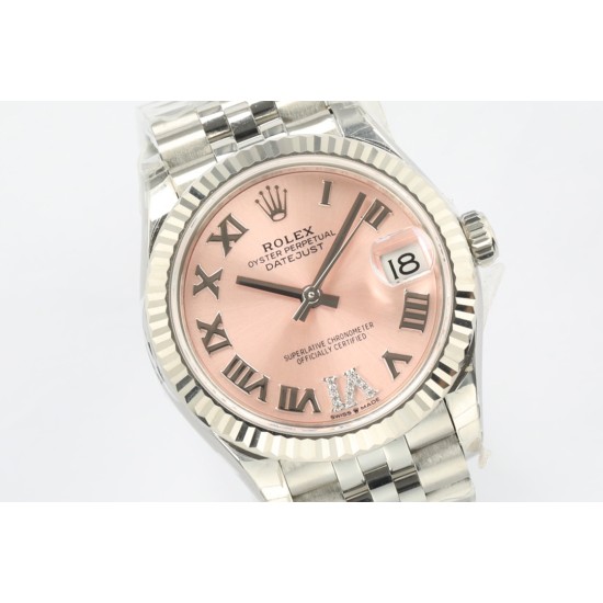 Rolex-Datejust 278274 31mm Jub SS/SS Pink/Rmn EWF A2824