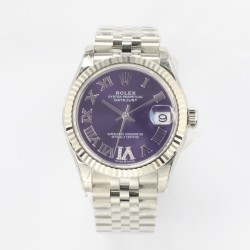 Rolex-Datejust 278274 31mm Jub SS/SS Purple/Rmn EWF A2824