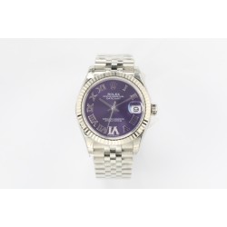 Rolex-Datejust 278274 31mm Jub SS/SS Purple/Rmn EWF A2824