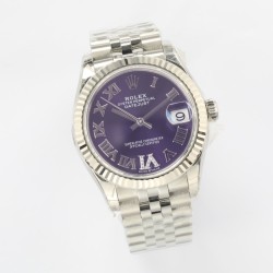 Rolex-Datejust 278274 31mm Jub SS/SS Purple/Rmn EWF A2824