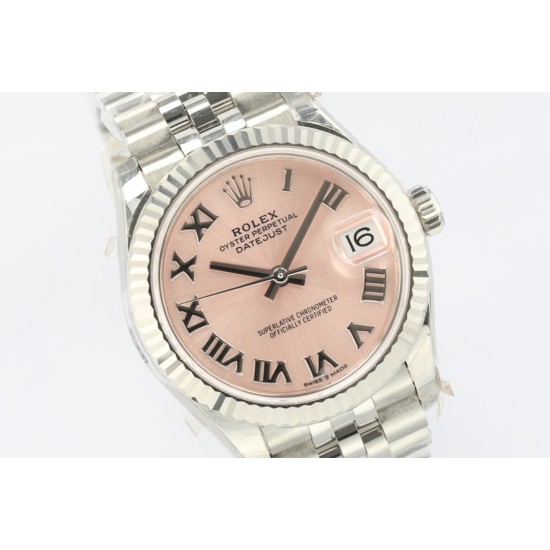 Rolex-Datejust 31mm 278274 SS/SS Pink/Rmn EWF MY8215