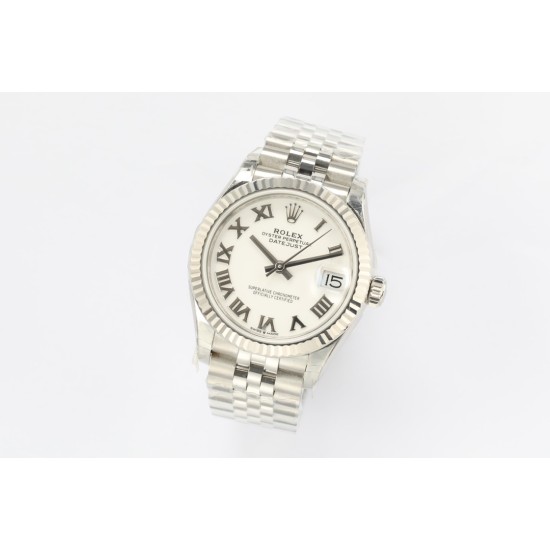 Rolex-Datejust ladies 31mm SS/SS White/Rmn EWF A2671