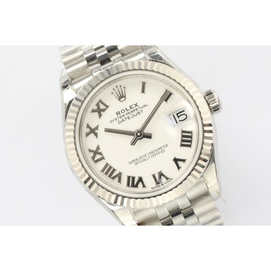 Rolex-Datejust ladies 31mm SS/SS White/Rmn EWF A2671