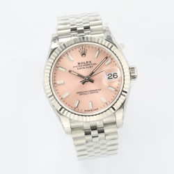 Rolex-Datejust 278274 31mm Jub SS/SS Pink/Stk EWF A2236