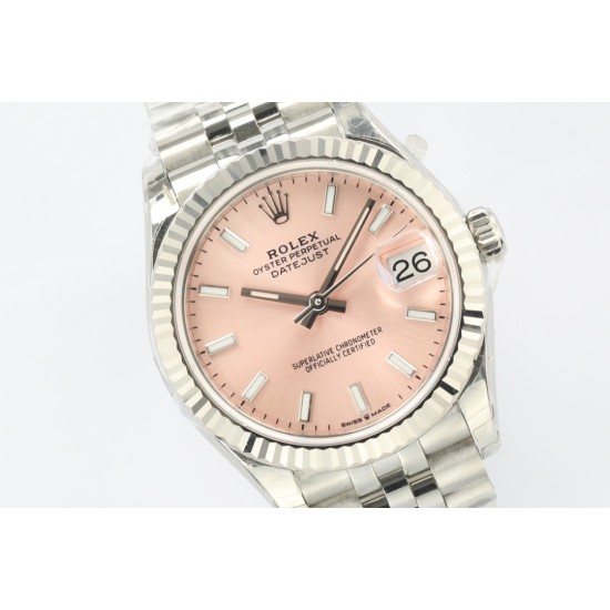 Rolex-Datejust 278274 31mm Jub SS/SS Pink/Stk EWF A2236