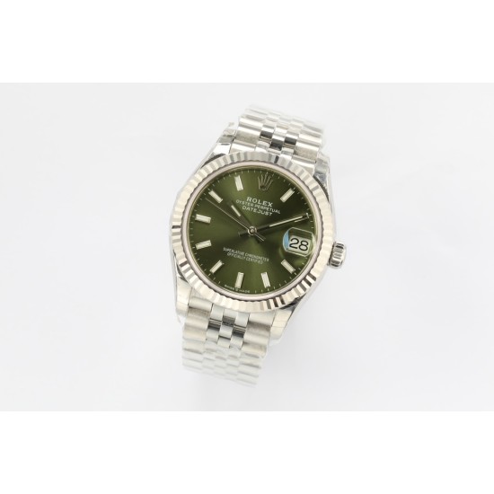 Rolex-Datejust 278274 31mm Jub SS/SS Green/Stk EWF A2824