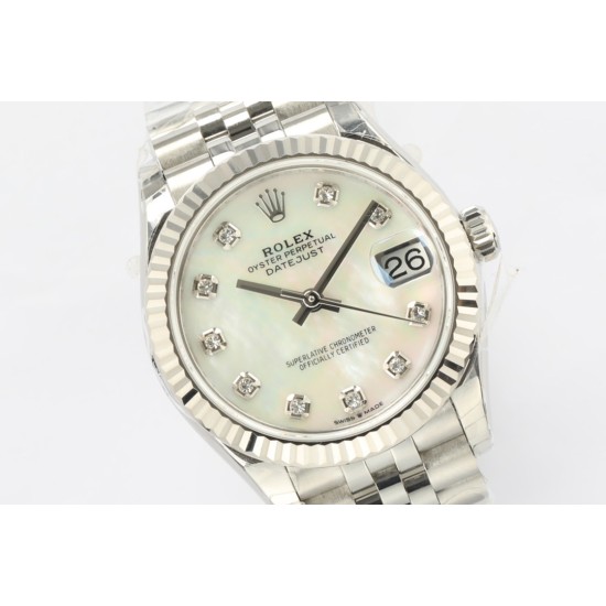 Rolex-Datejust 31mm 278274 SS/SS Mop/Dia EWF MY8215