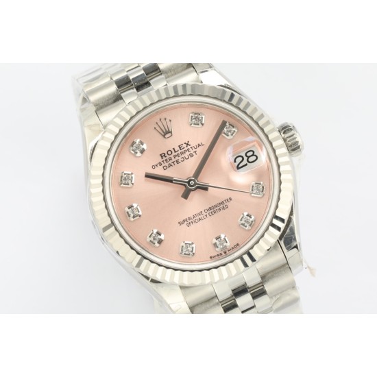 Rolex-Datejust 278274 31mm Jub SS/SS Pink/Dia EWF A2824