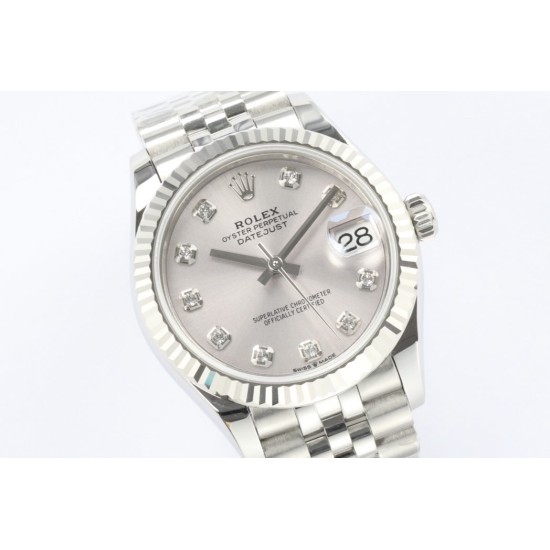 Rolex-Datejust 31mm 278274 SS/SS Silver/Dia EWF MY8215