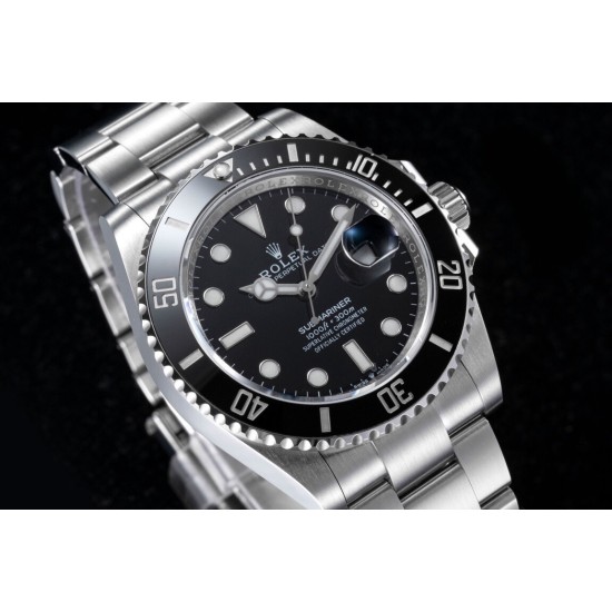 Rolex-Submariner 126610LN 41mm SS/SS Black Bezel RF VR3235