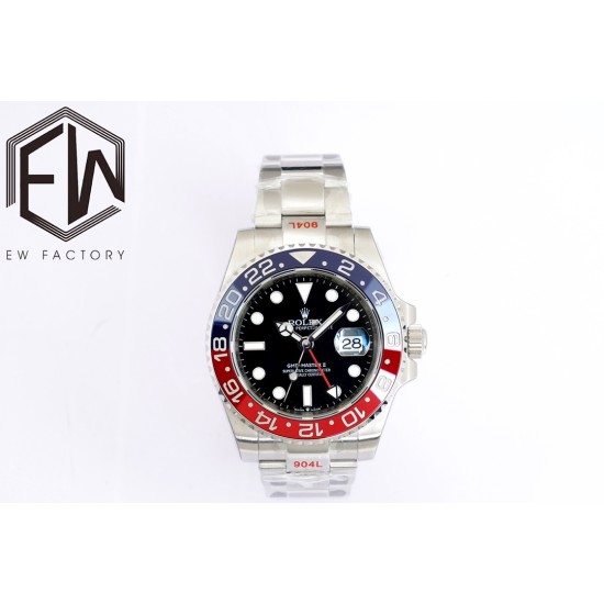 Rolex-GMT Master II 126710 Pepsi 40mm Oys SS/SS Red/Blue EWF V2 VR3285