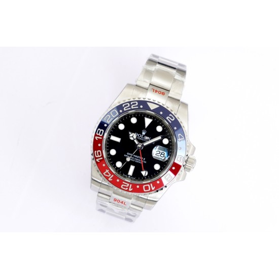 Rolex-GMT Master II 126710 Pepsi 40mm Oys SS/SS Red/Blue EWF V2 VR3285