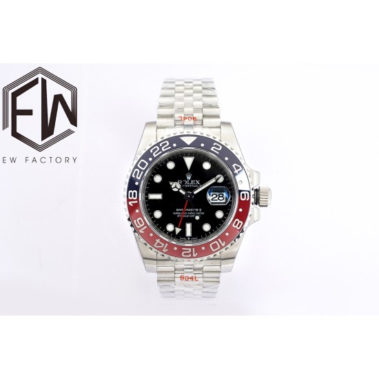 Rolex-GMT Master II 126710 Pepsi 40mm Jub SS/SS Red/Blue EWF V2 VR3285
