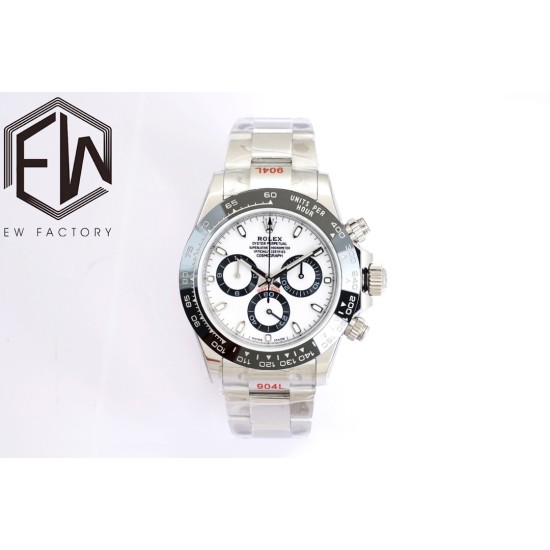 Rolex-Daytona 116500 904L SS/SS White/Stk EWF A7750