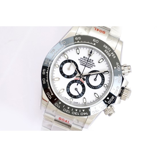 Rolex-Daytona 116500 904L SS/SS White/Stk EWF A7750