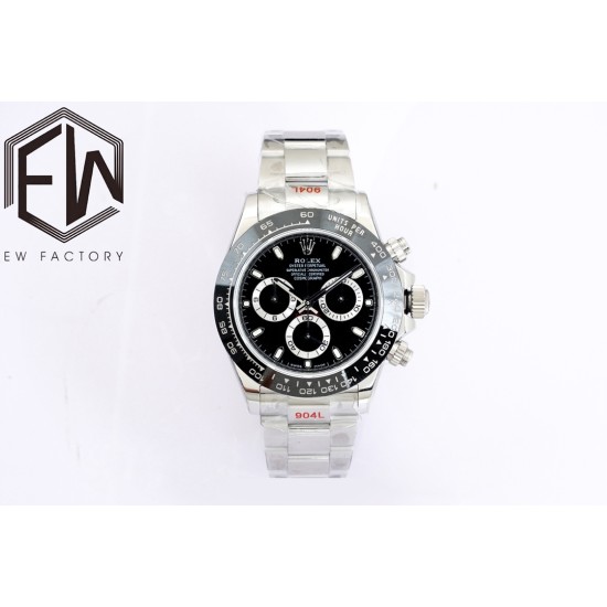 Rolex-Daytona 116500 904 SS/SS Black/Stk EWF Asia 7750