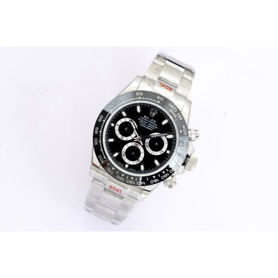 Rolex-Daytona 116500 904 SS/SS Black/Stk EWF Asia 7750
