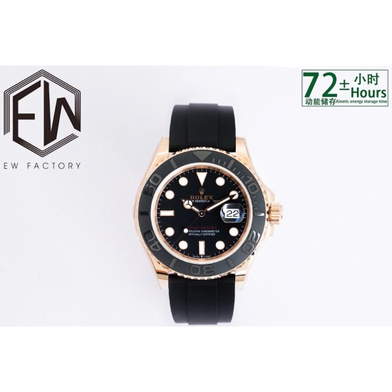 Rolex-Yacht-Master  126655 40mm RG/RU Blk EWF A3235