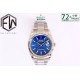 Rolex-Datejust 126233 36mm Oys SS/SS Textured Blue/STK  Dial EWF VR3235