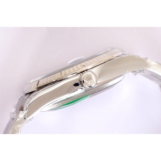 Rolex-Datejust 126233 36mm Oys SS/SS Textured Blue/STK  Dial EWF VR3235