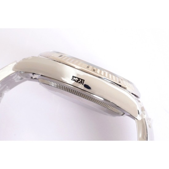 Rolex-Datejust 126233 36mm Oys SS/SS Textured Blue/STK  Dial EWF VR3235