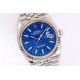 Rolex-Datejust 126233 36mm Jub SS/SS Textured Blue/STK Dial EWF VR3235