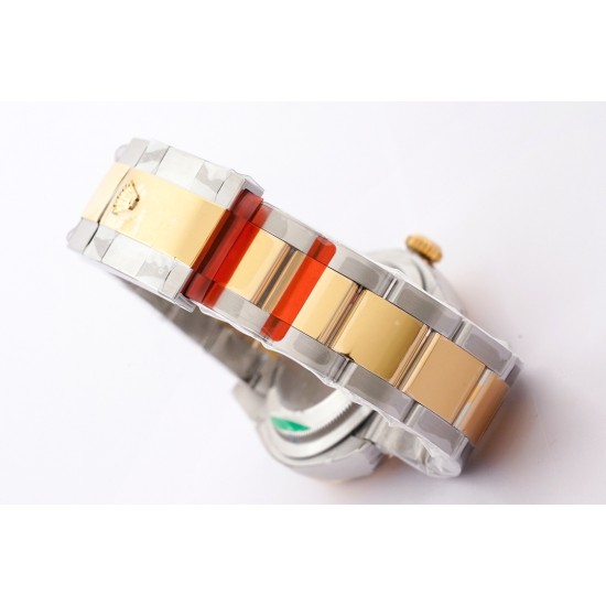 Rolex-Datejust 126233 36mm Oys YG/SS Gold/STK Textured Dial EWF VR3235