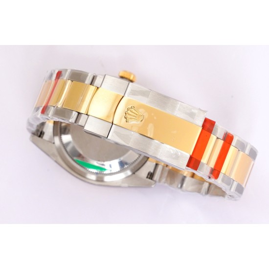 Rolex-Datejust 126233 36mm Oys YG/SS Gold/STK Textured Dial EWF VR3235