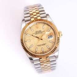 Rolex-Datejust 126233 36mm Jub YG/SS Gold/STK Textured Dial EWF VR3235