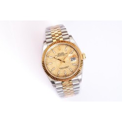 Rolex-Datejust 126233 36mm Jub YG/SS Gold/STK Textured Dial EWF VR3235