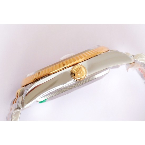 Rolex-Datejust 126233 36mm Jub YG/SS Gold/STK Textured Dial EWF VR3235