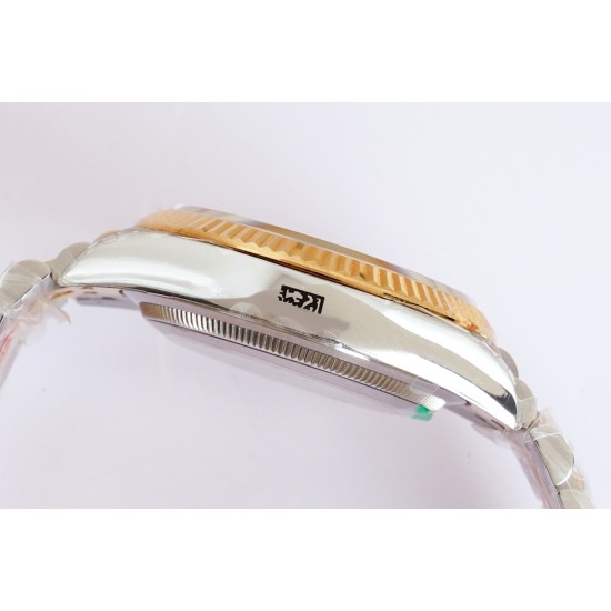 Rolex-Datejust 126233 36mm Jub YG/SS Gold/STK Textured Dial EWF VR3235