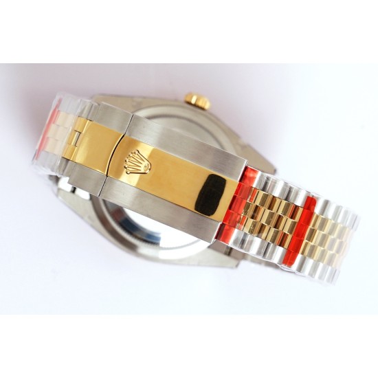 Rolex-Datejust 126233 36mm Jub YG/SS Gold/STK Textured Dial EWF VR3235