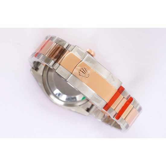 Rolex-Datejust 126233 36mm Oys RG/SS Silver Textured EWF VR3235