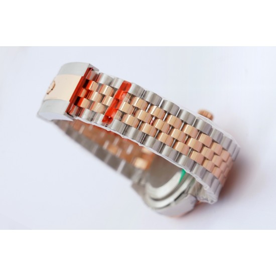 Rolex-Datejust 126231 36mm Jub RG/SS Silver/STK Textured GDF VR3235