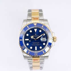 Rolex-Submariner 116613LB 40mm 904L YG/SS Blue Dial EWF VR3135
