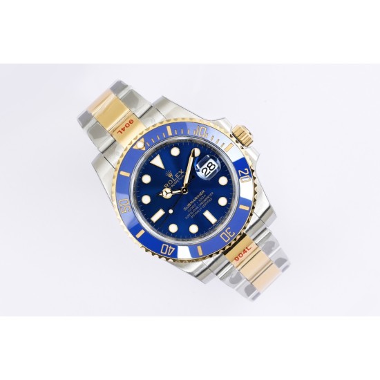 Rolex-Submariner 116613LB 40mm 904L YG/SS Blue Dial EWF VR3135