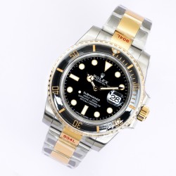 Rolex-Submariner 126613LN 904L YG/SS Blk EWF Asian 3235