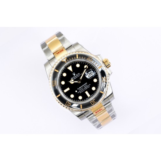 Rolex-Submariner 126613LN 904L YG/SS Blk EWF Asian 3235