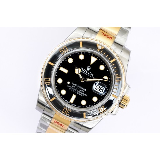 Rolex-Submariner 126613LN 904L YG/SS Blk EWF Asian 3235