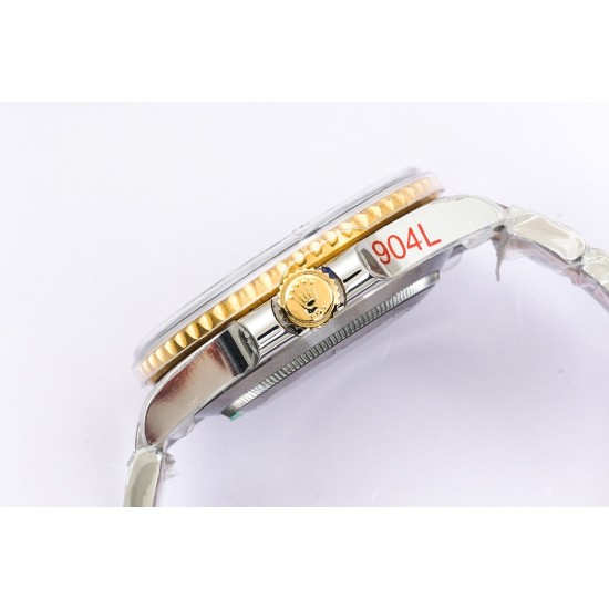 Rolex-Submariner 126613LN 904L YG/SS Blk EWF Asian 3235