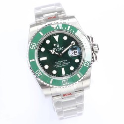 Rolex-Submariner 116610LV Hulk 40mm SS/SS Green Dial EWF VS3135