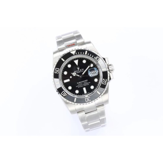 Rolex-Submariner 124060 904L SS/SS Black EWF Asia 3135